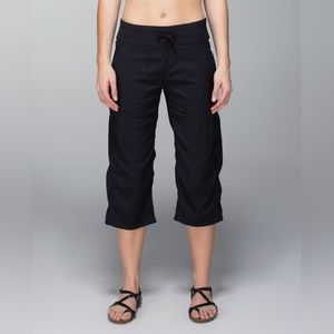 lululemon athletica Black Cropped Pants